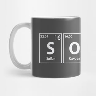 Solver (S-O-Lv-Er) Periodic Elements Spelling Mug